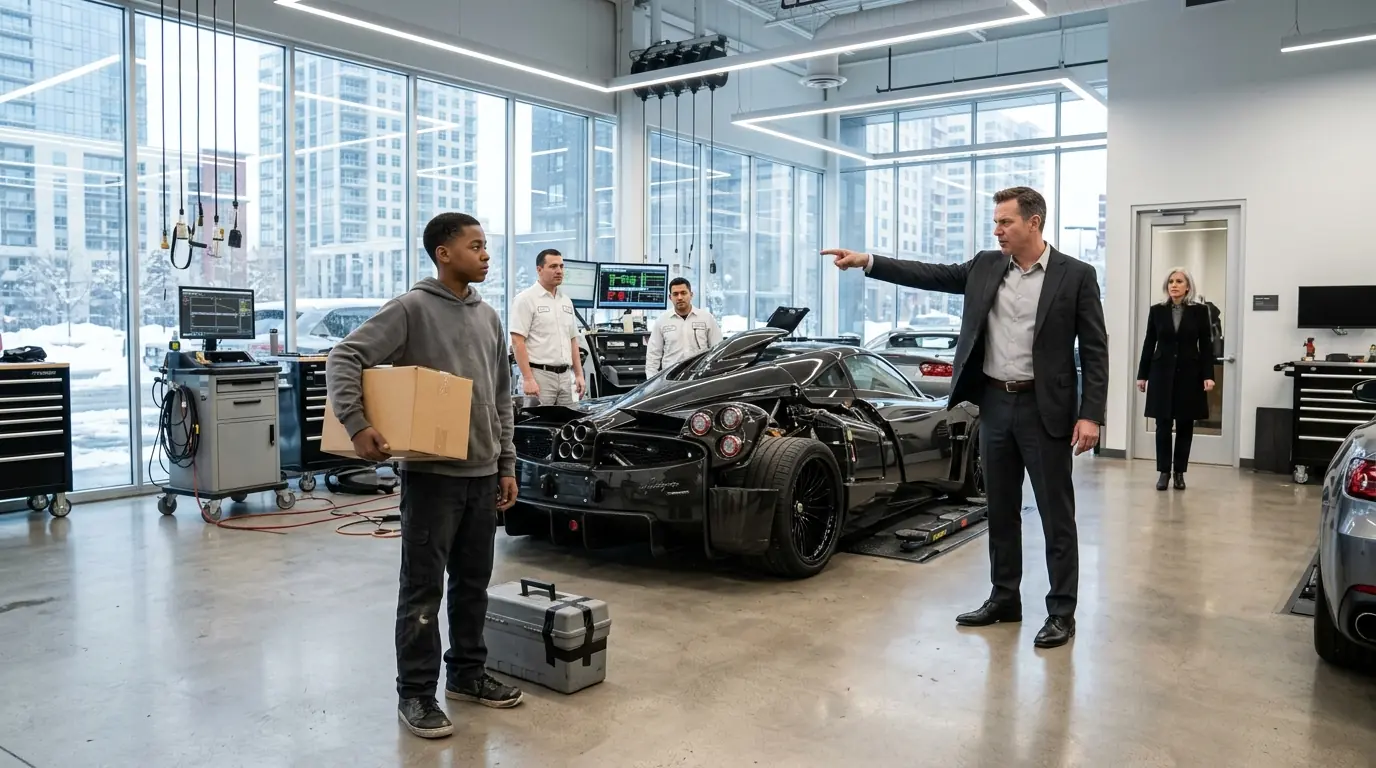 Specialists Spent a Week and $600K on a Dead Bugatti — This Black Boy Started It in 5 Minutes