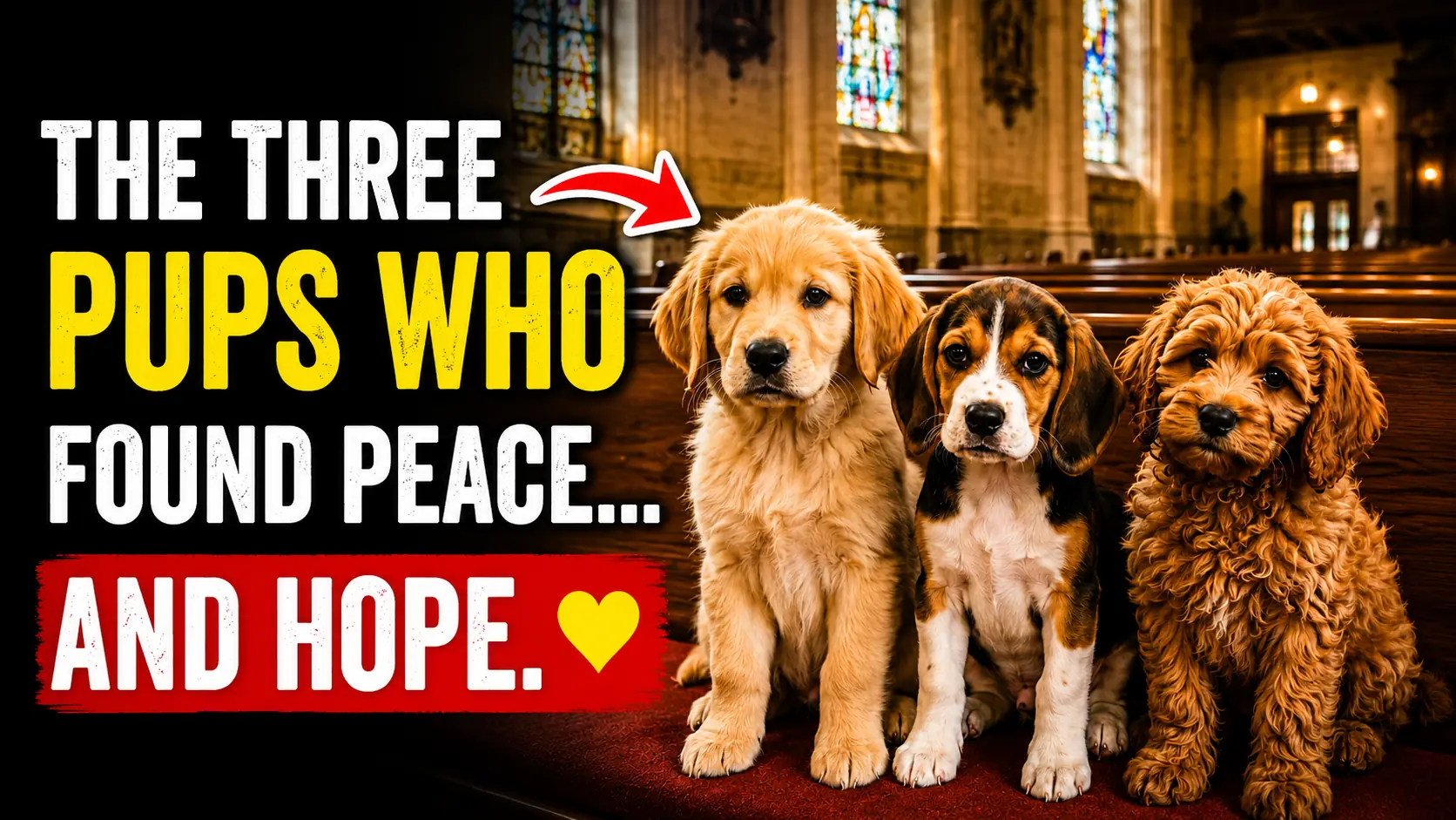 Faith, Benny, and Teddy’s Journey Toward Their Forever Homes