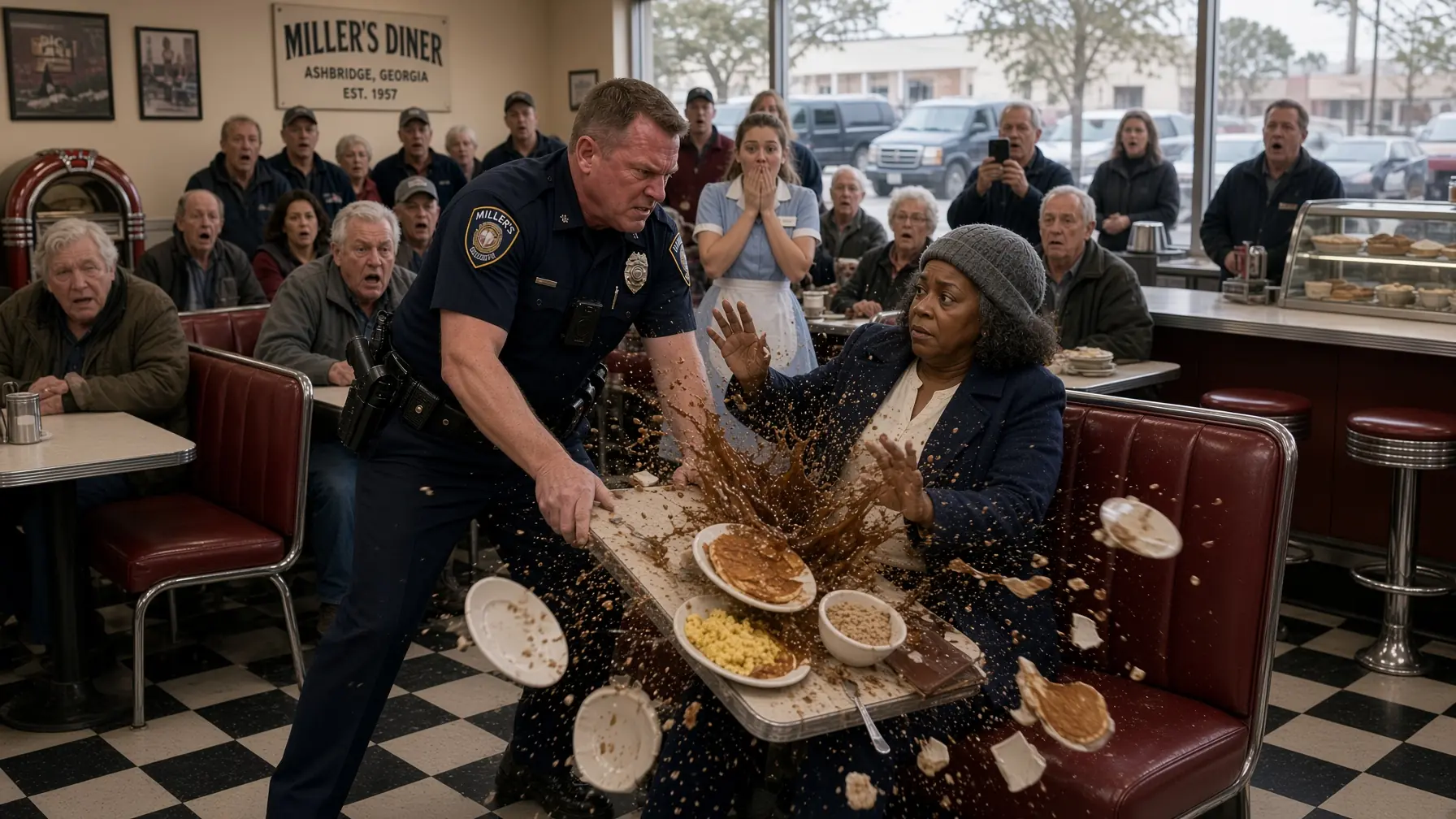 Cop Flipped Black Senator’s Table: “She Doesn’t Belong”—Then Governor Walked In Right Behind Her!!!
