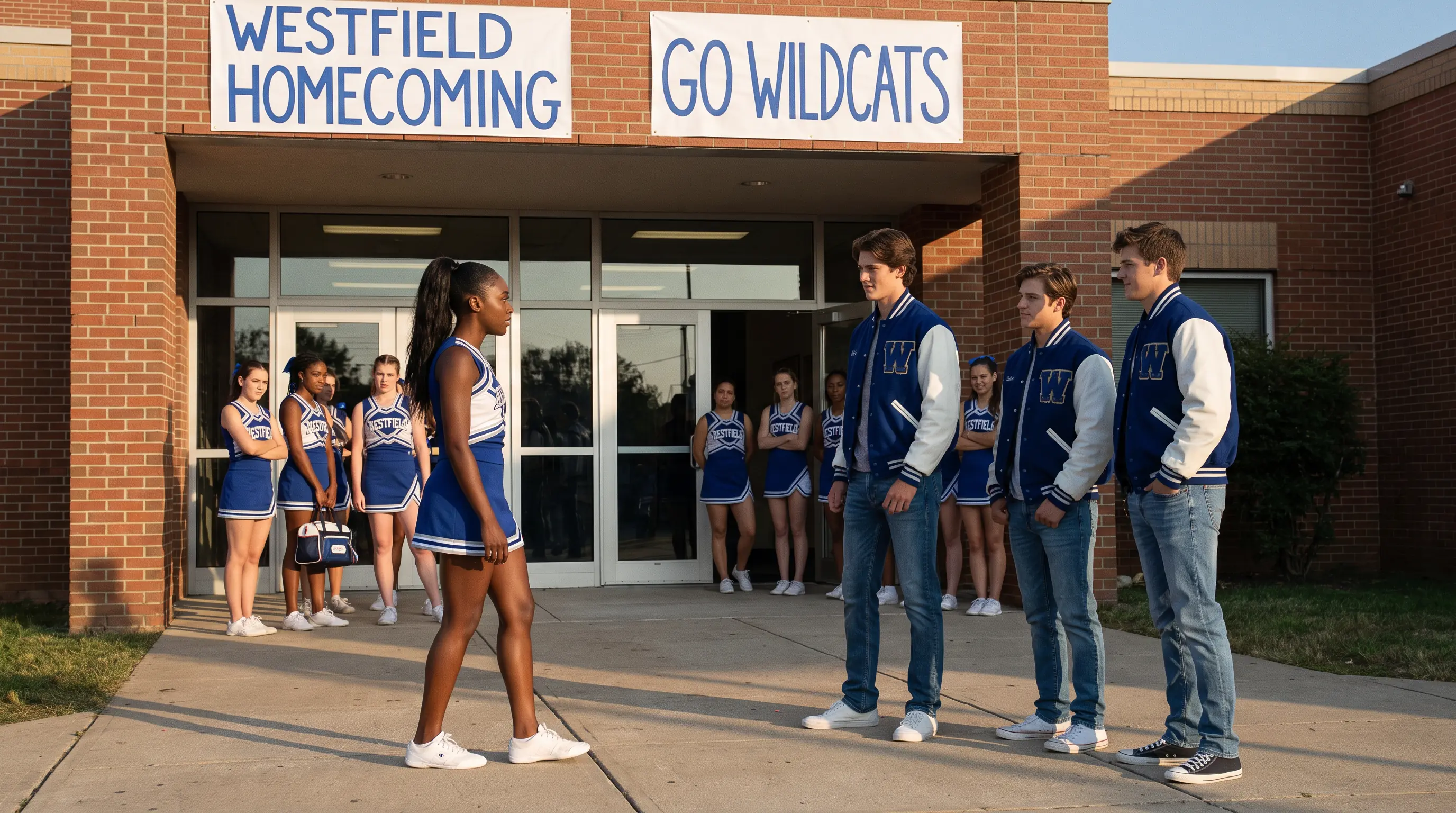Bullies Target New Black Cheerleader — Unaware Her Father Is A...