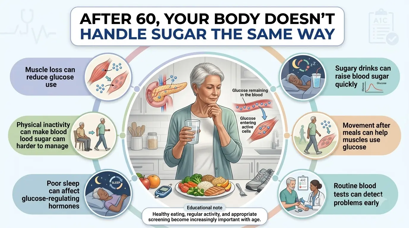 AFTER 60, YOUR BODY DOESN’T HANDLE SUGAR THE SAME WAY