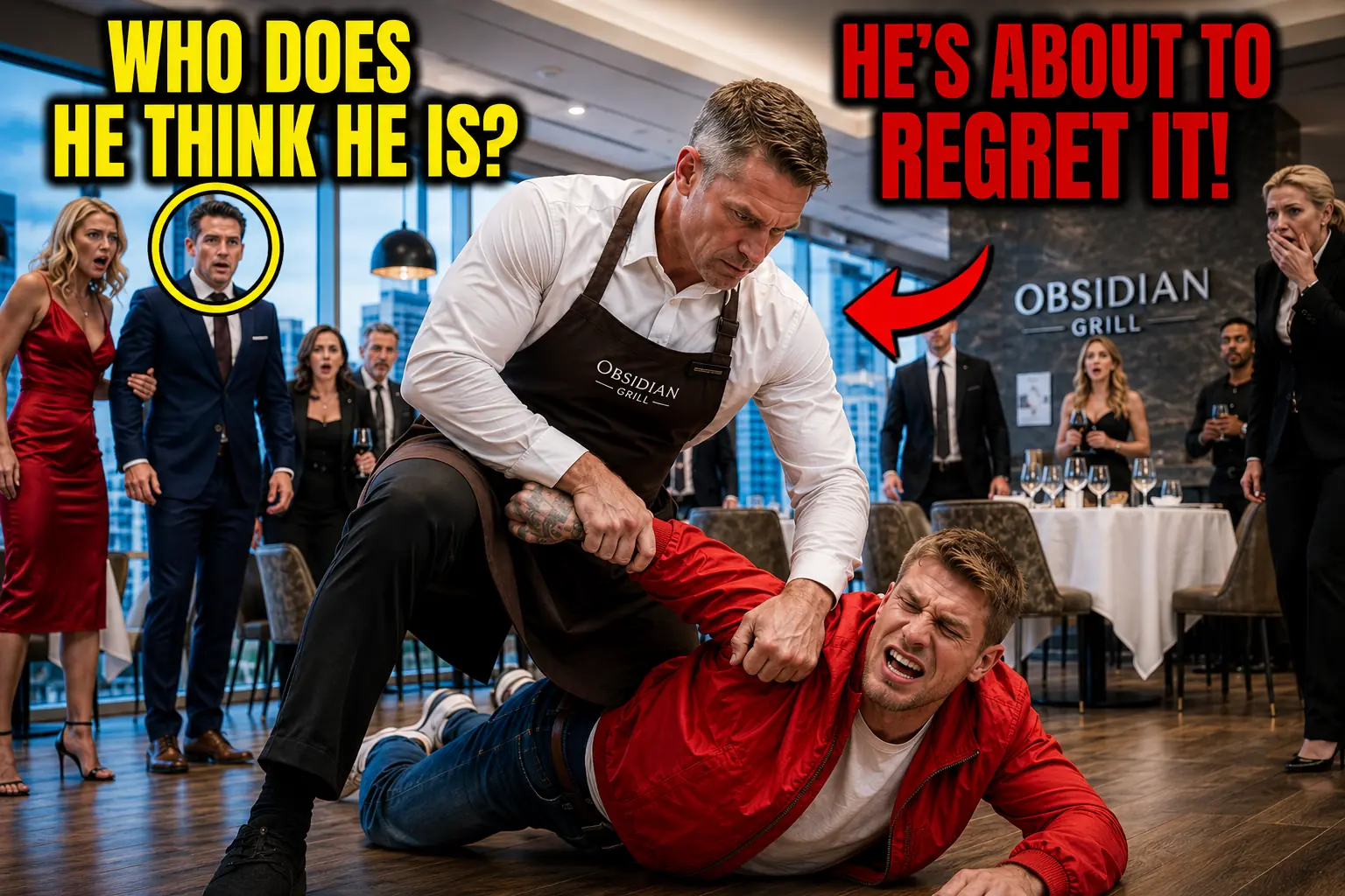 An Undefeated Black Belt Humiliated a Waiter — Unaware He Was Once a Legendary Elite Instructor