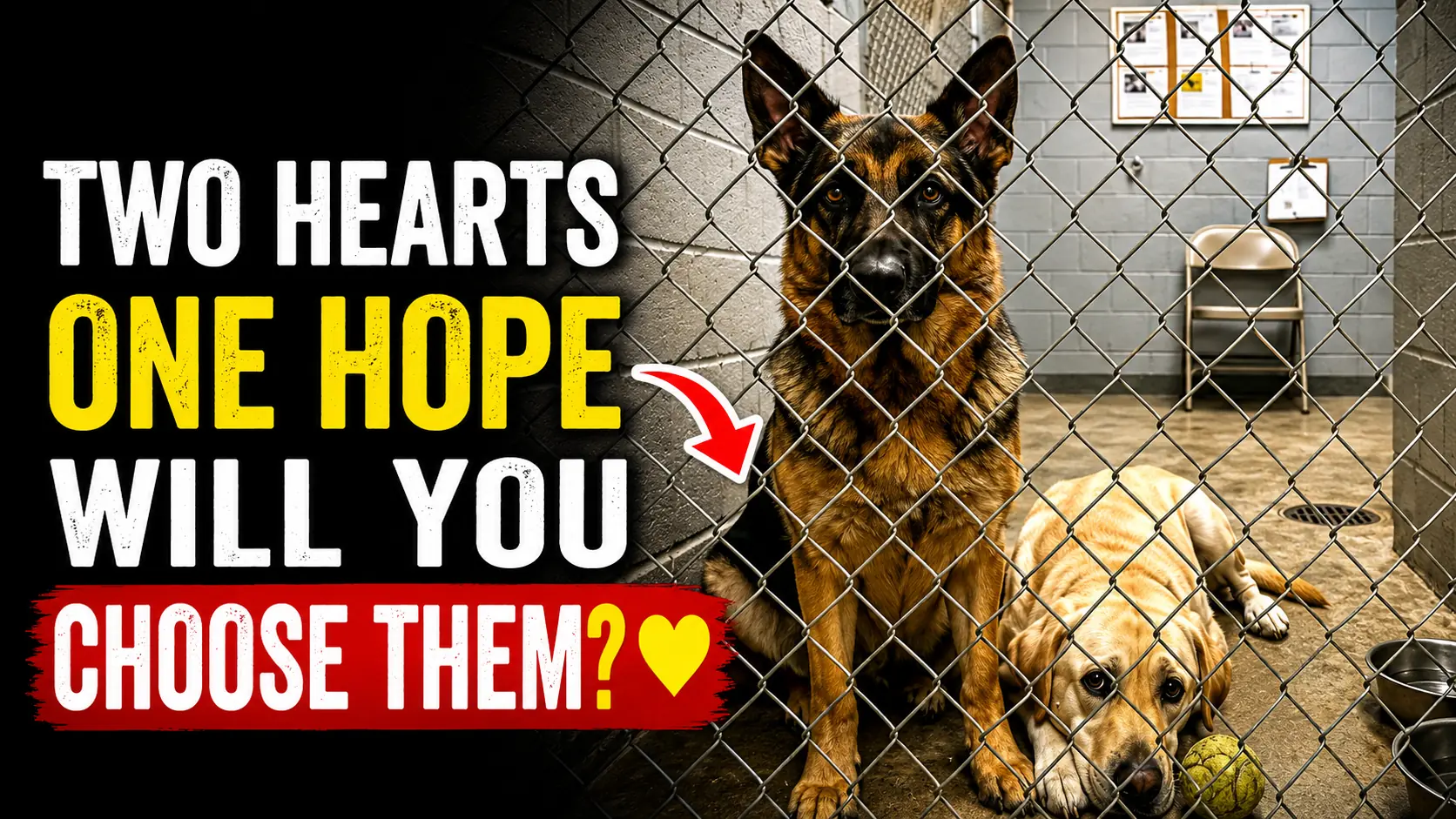 Max and Buddy Are Waiting for a New Home Together