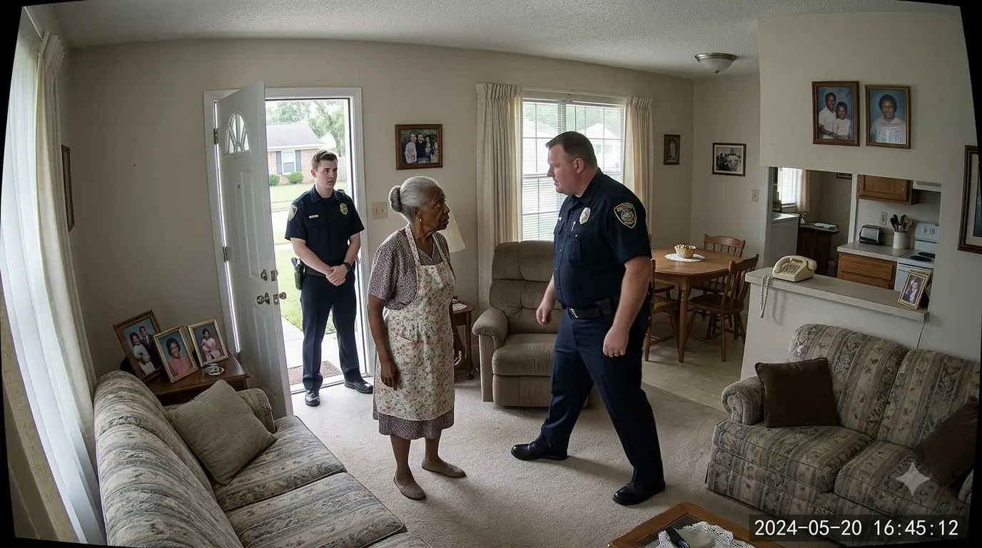 They Stormed Into an Old Woman’s Home — Then a Truck Pulled Into the Driveway
