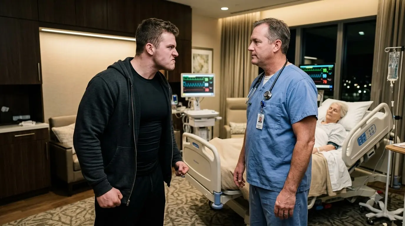 He Shoved the Nurse Hard — Then Realized the Man Wouldn’t Budge