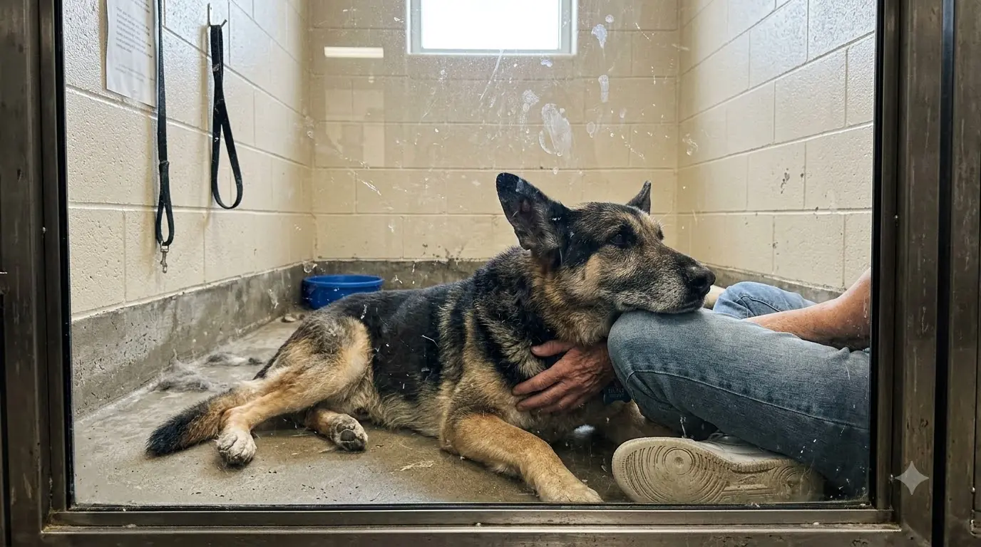 Freya’s Recovery After Being Left Outside a Shelter