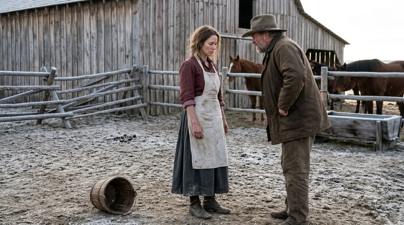 He Treated Her Like Dirt on Her Own Land — Until Someone Rode Through the Gate