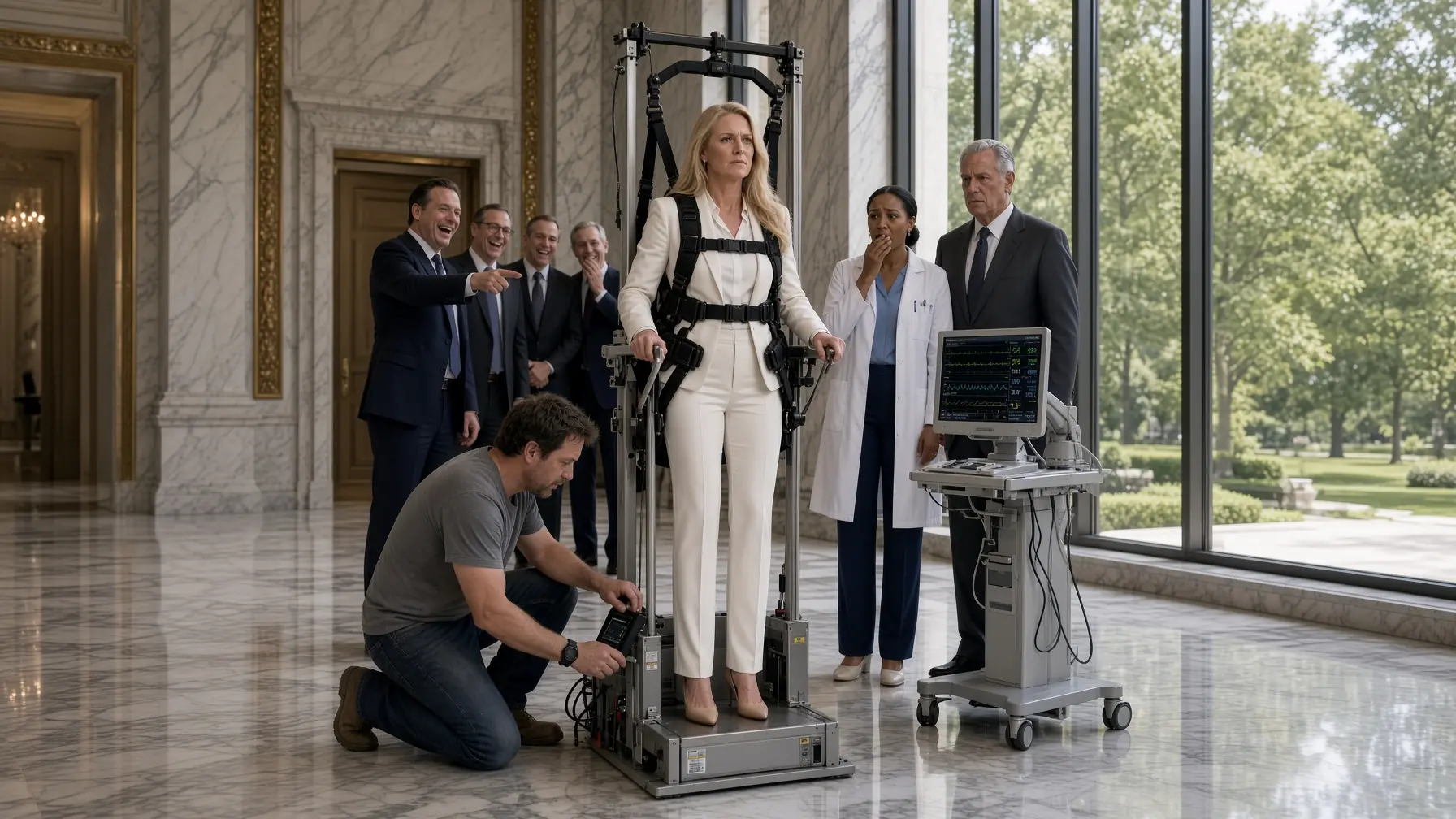 They Mocked The Single Dad Delivering Groceries—Until He Made The Paralyzed CEO Stand After 17 Years