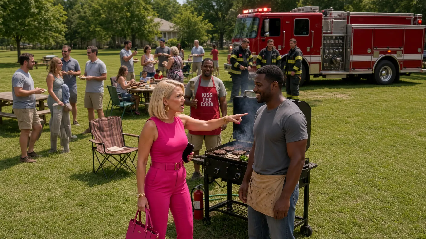 HOA Karen Reported My Backyard BBQ a "Fire Hazard" — The Fire Chief Was Flipping Burgers at My Grill
