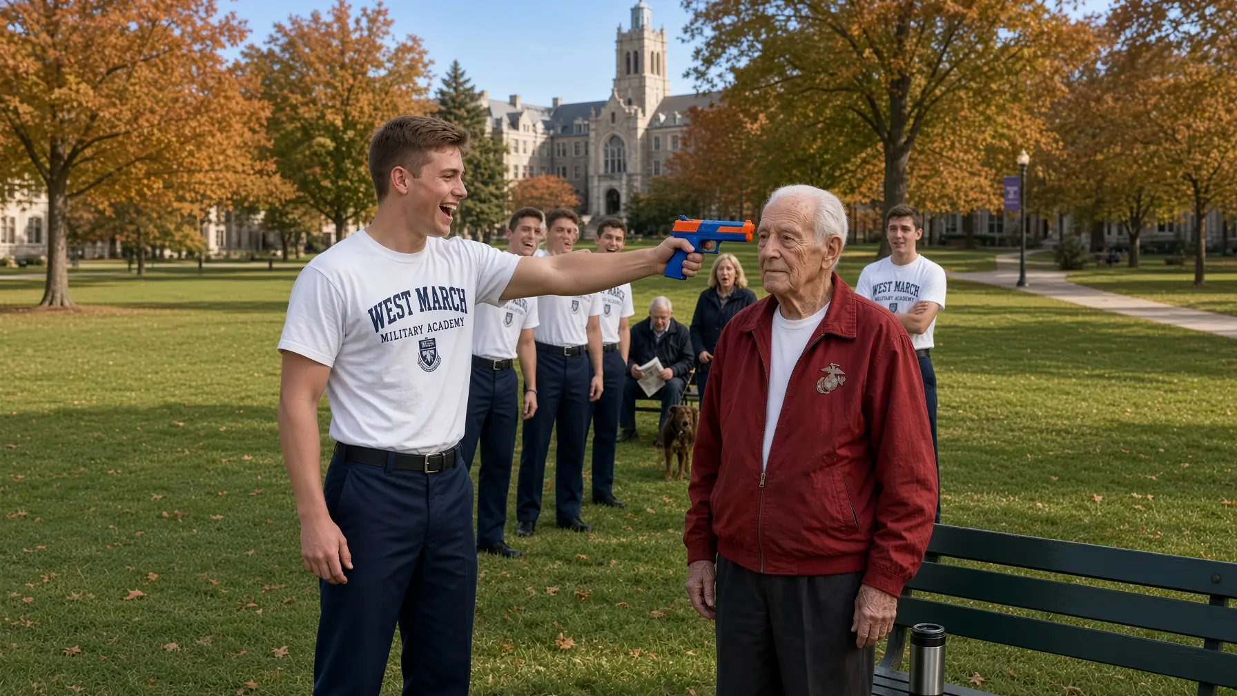 They Mistook His Silence For Weakness — Then His Past Brought The Whole Square To A Stop