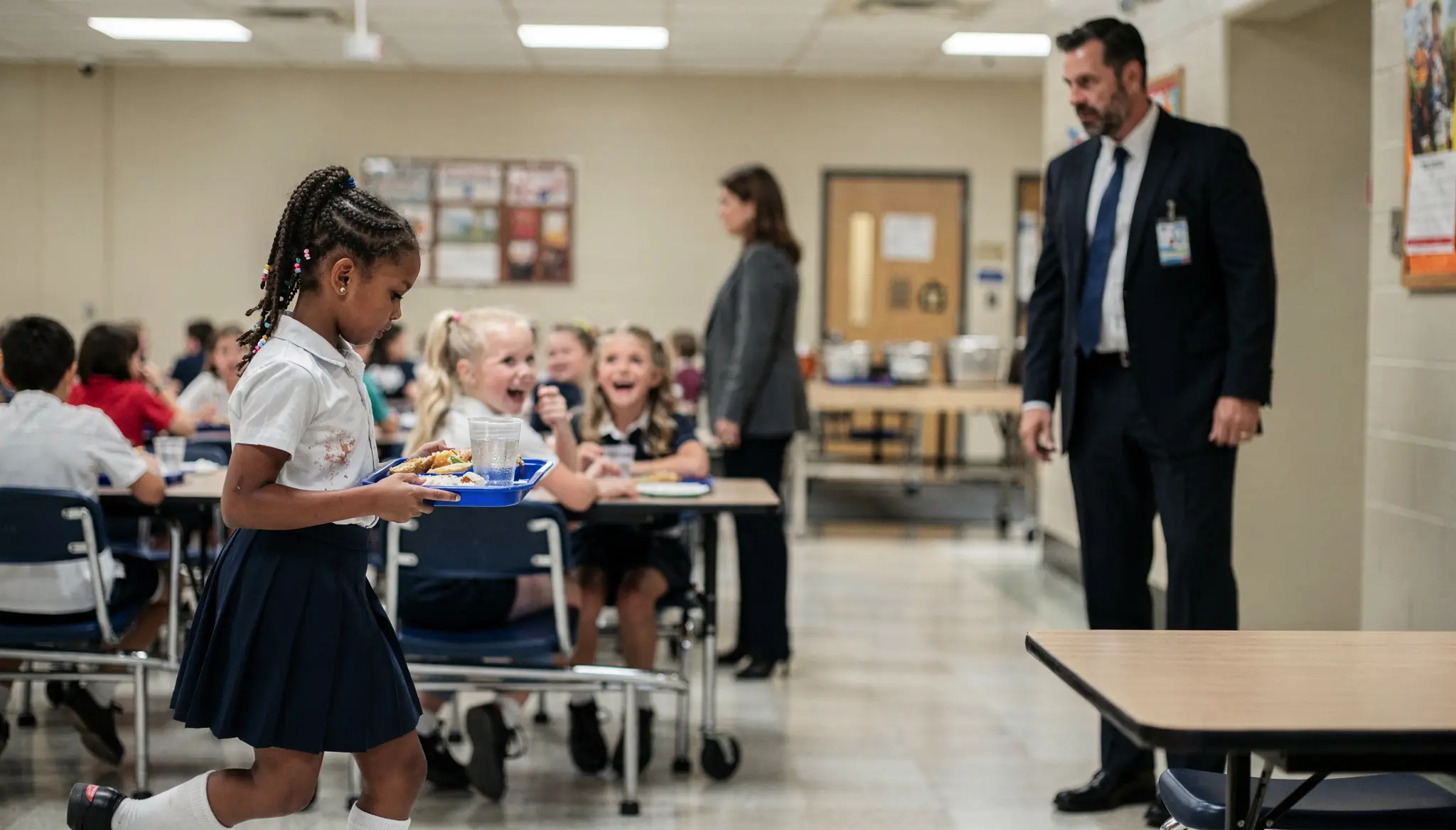CEO Came To His Adopted Black Daughter’s School At Lunch — Then He Saw His Daughter