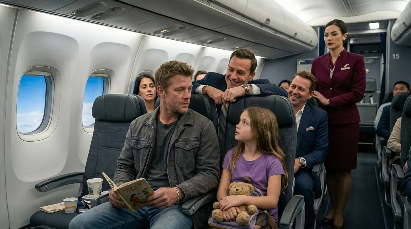 They Mocked the Single Dad in 12F — Until His Hand Signal Made the F-22 Pilots Salute a General