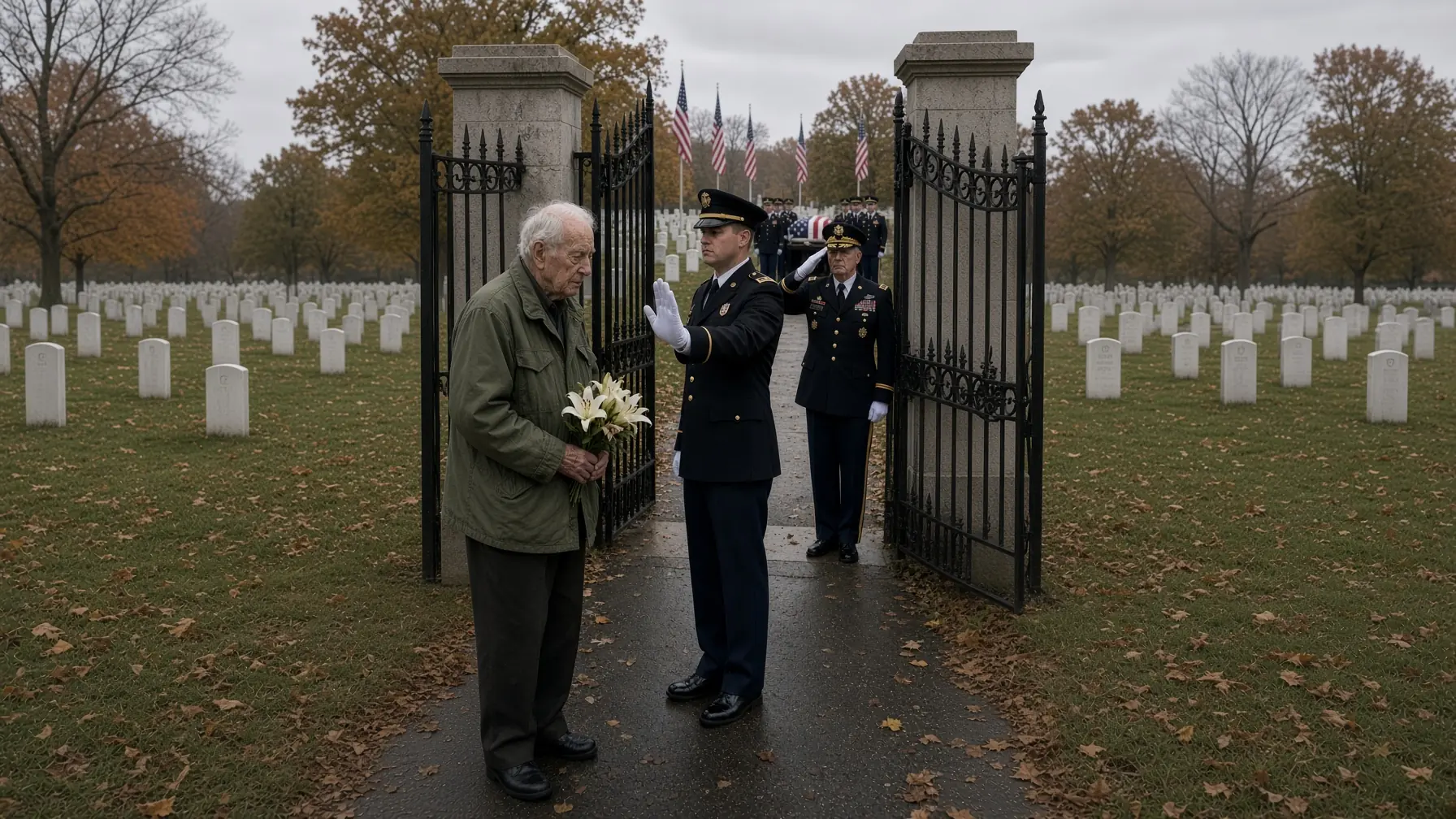 He Wasn’t On The Guest List — Then The Man Being Honored Had Left One Final Request