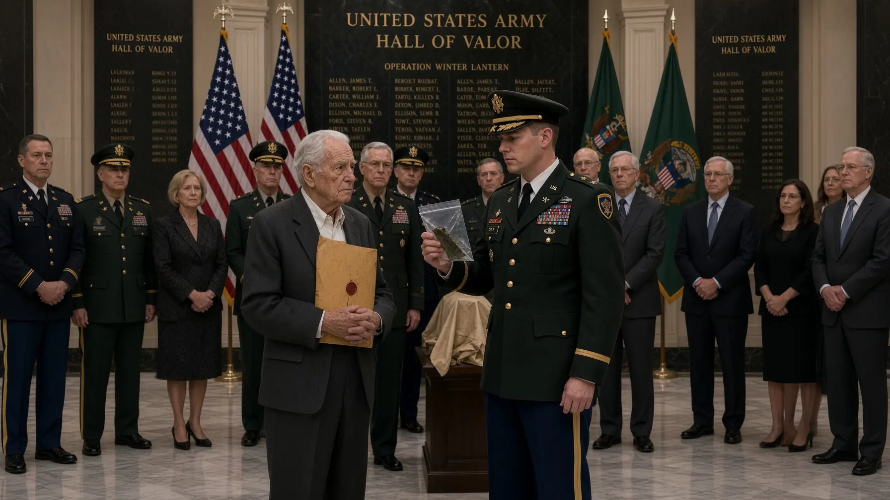 The Young Captain Mocked His Rusted Medal — Until the 4-Star General Saw the Map on the Back.