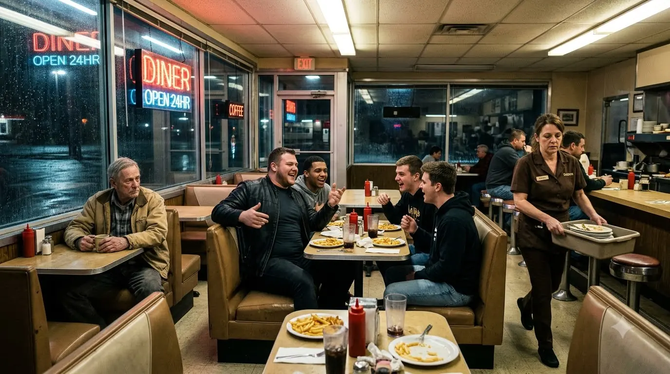 They Humiliated the Old Man in the Diner — Then One of Them Grabbed the Waitress