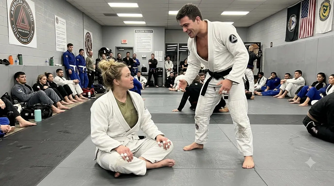 The Black Belt Picked the “Easy” Woman — Then the Whole Gym Went Quiet