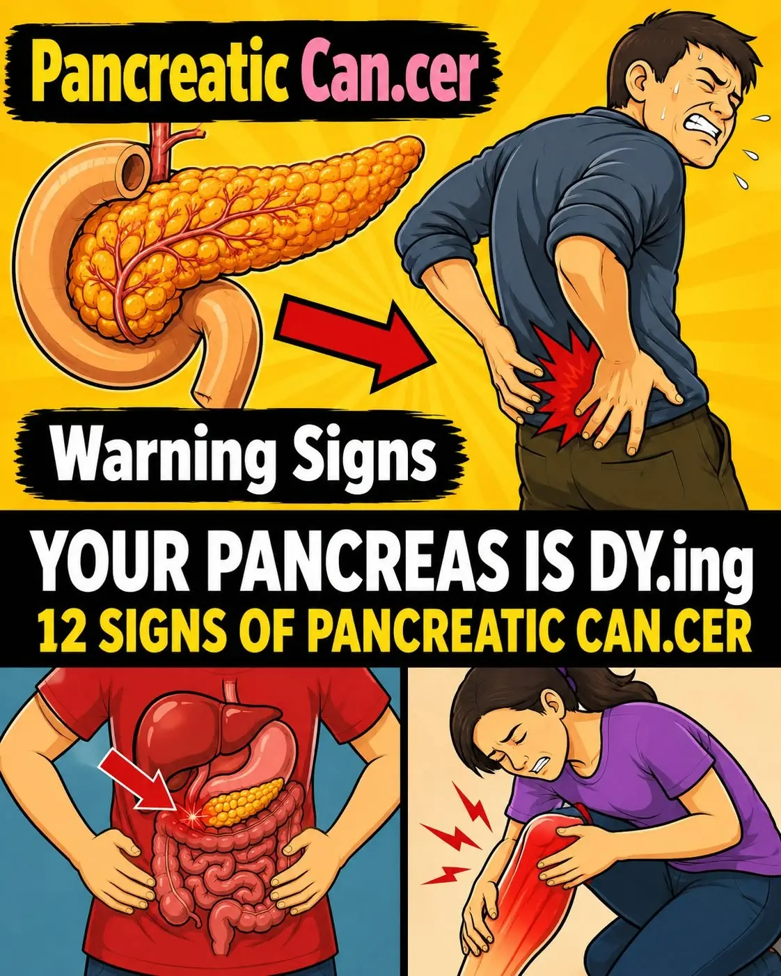12 Signs of Pancreatic Can.cer You Should Never Ignore
