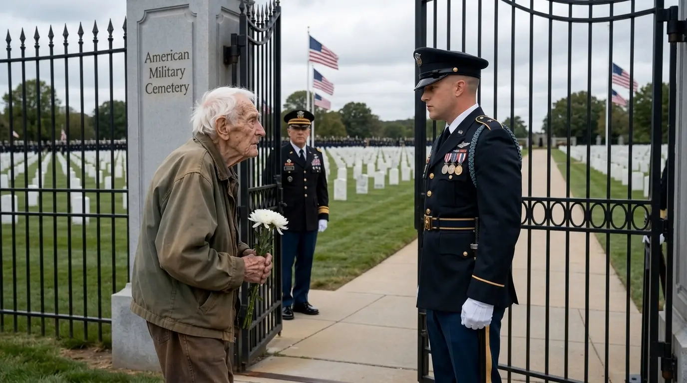 They Turned An Old Man Away From The Funeral — Then The Man In Charge Stopped Everything