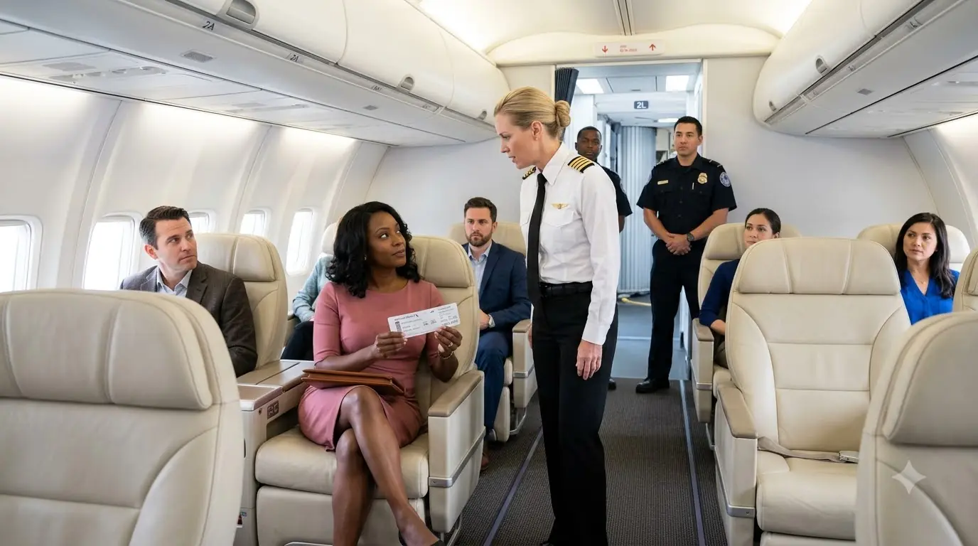 She Was Escorted Out of First Class in Front of Everyone. Minutes Later, One Decision Threatened to Cost the Airline $4.9 Billion.