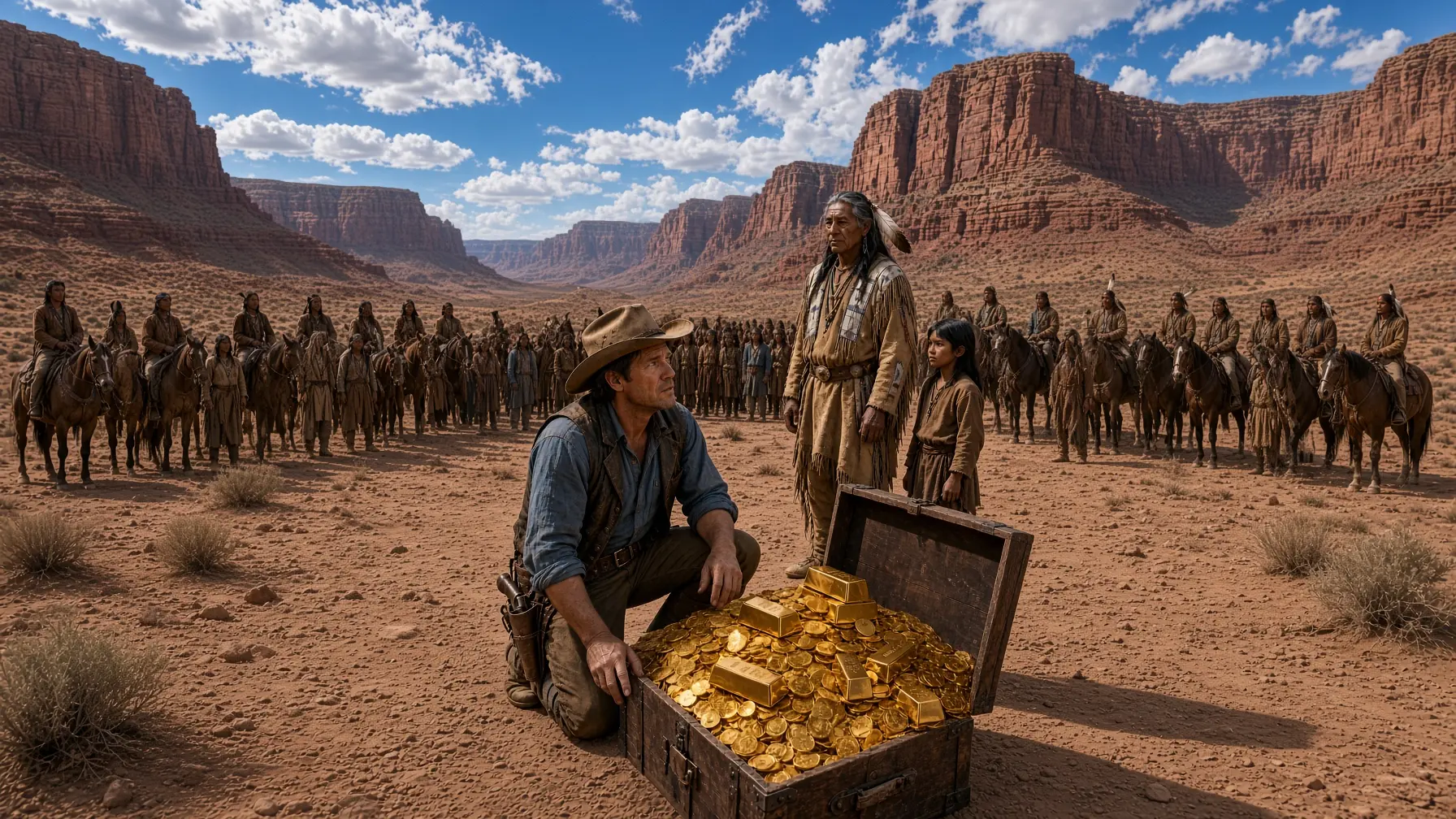 When He Saved an Apache Boy From a Group of Gunmen — The Tribe Repaid Him Beyond Expectation