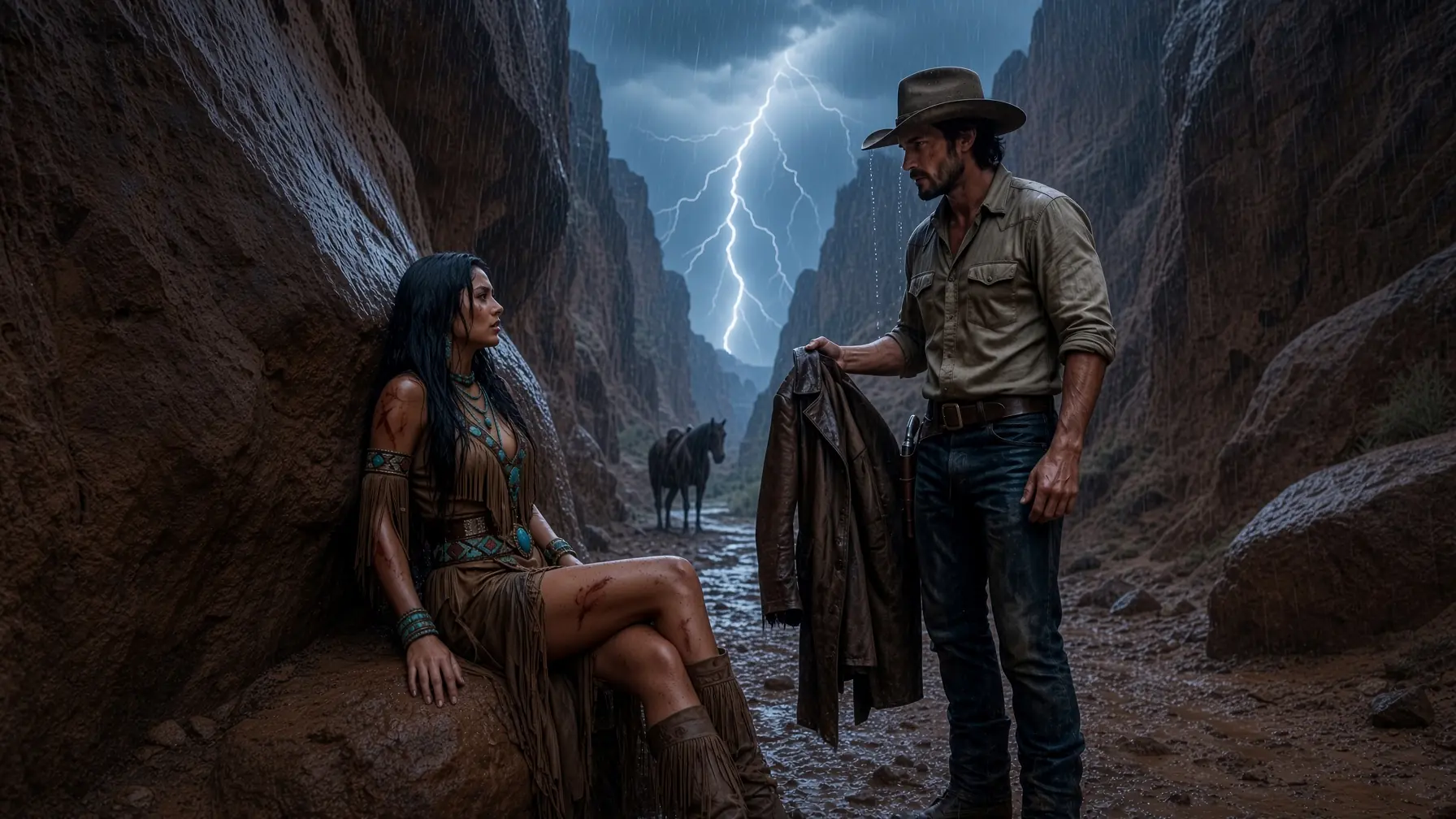 "Cowboy… Do You Just Want My Body Like Everyone Else’s?” The Widowed Apache Woman Whispered in Fury