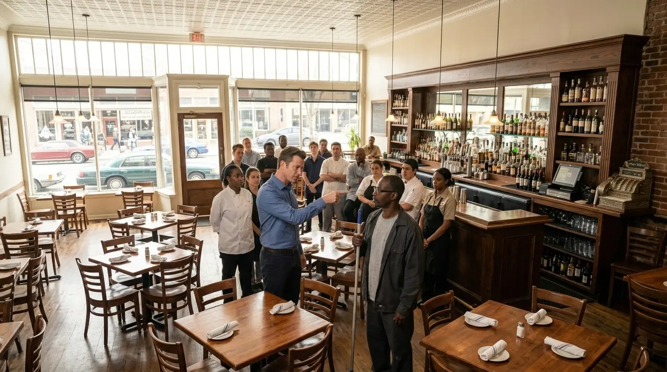 Black Restaurant Owner Disguised as a Cleaner for One Week — What He Found Was Worse