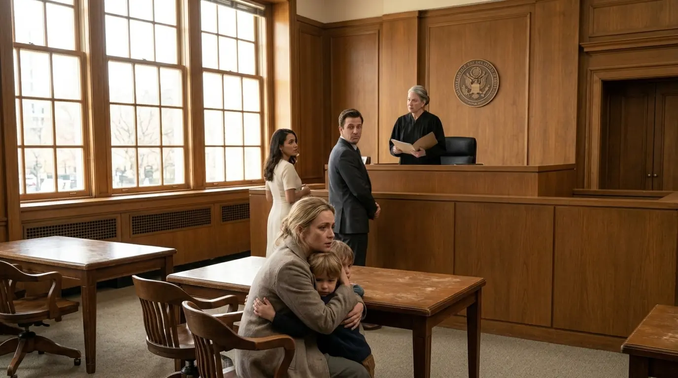 Poor Wife Arrived With Twins At Hearing — Mistress Lost Control After Judge Exposed The Secret!