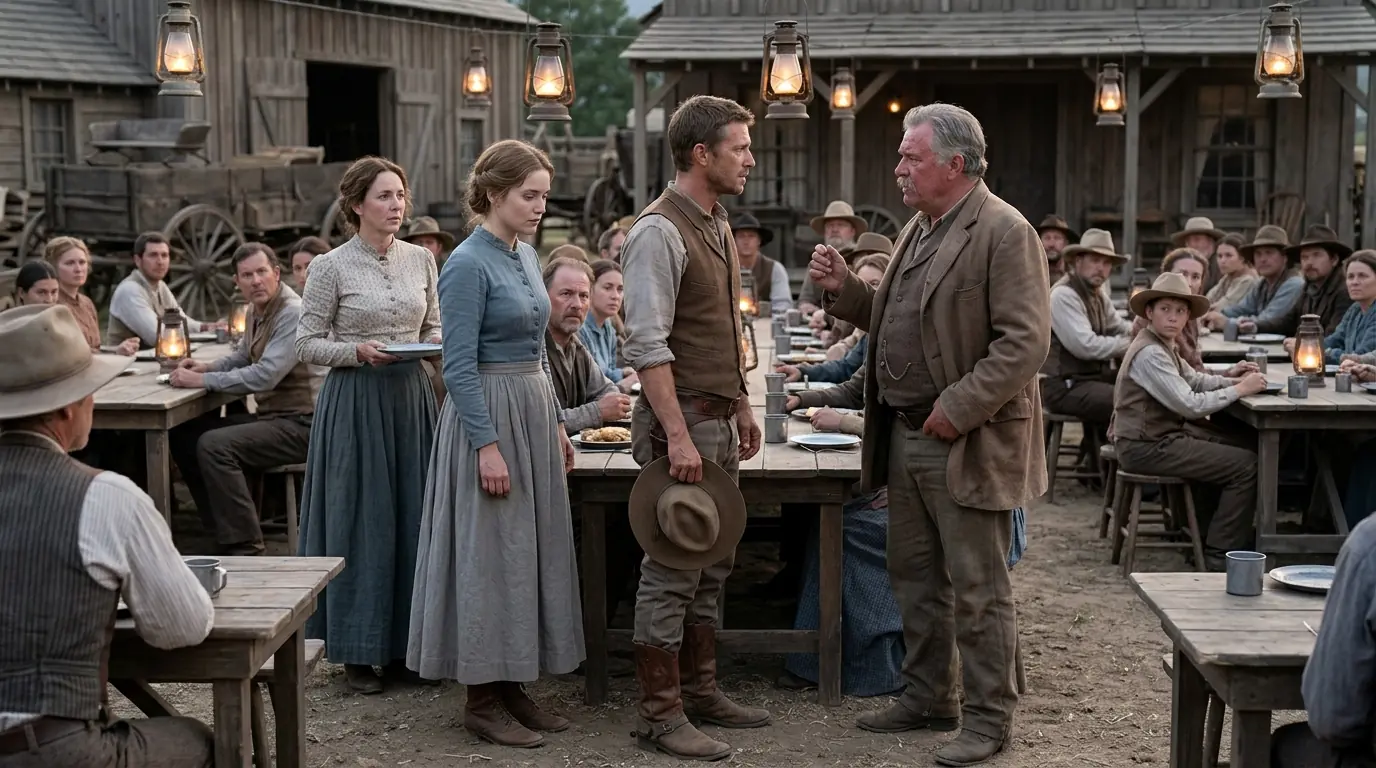 They Called Her the Plain Unmarried Sister — Then the New Cowboy Asked Her to Supper