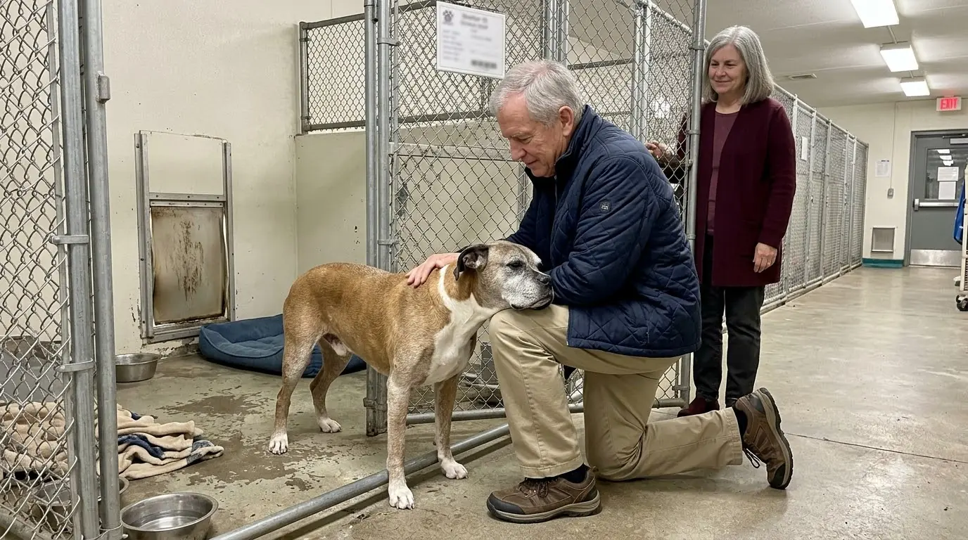 Daisy Finally Left the Kennel Door—Then Her X-Rays Revealed Why She Moved So Slowly