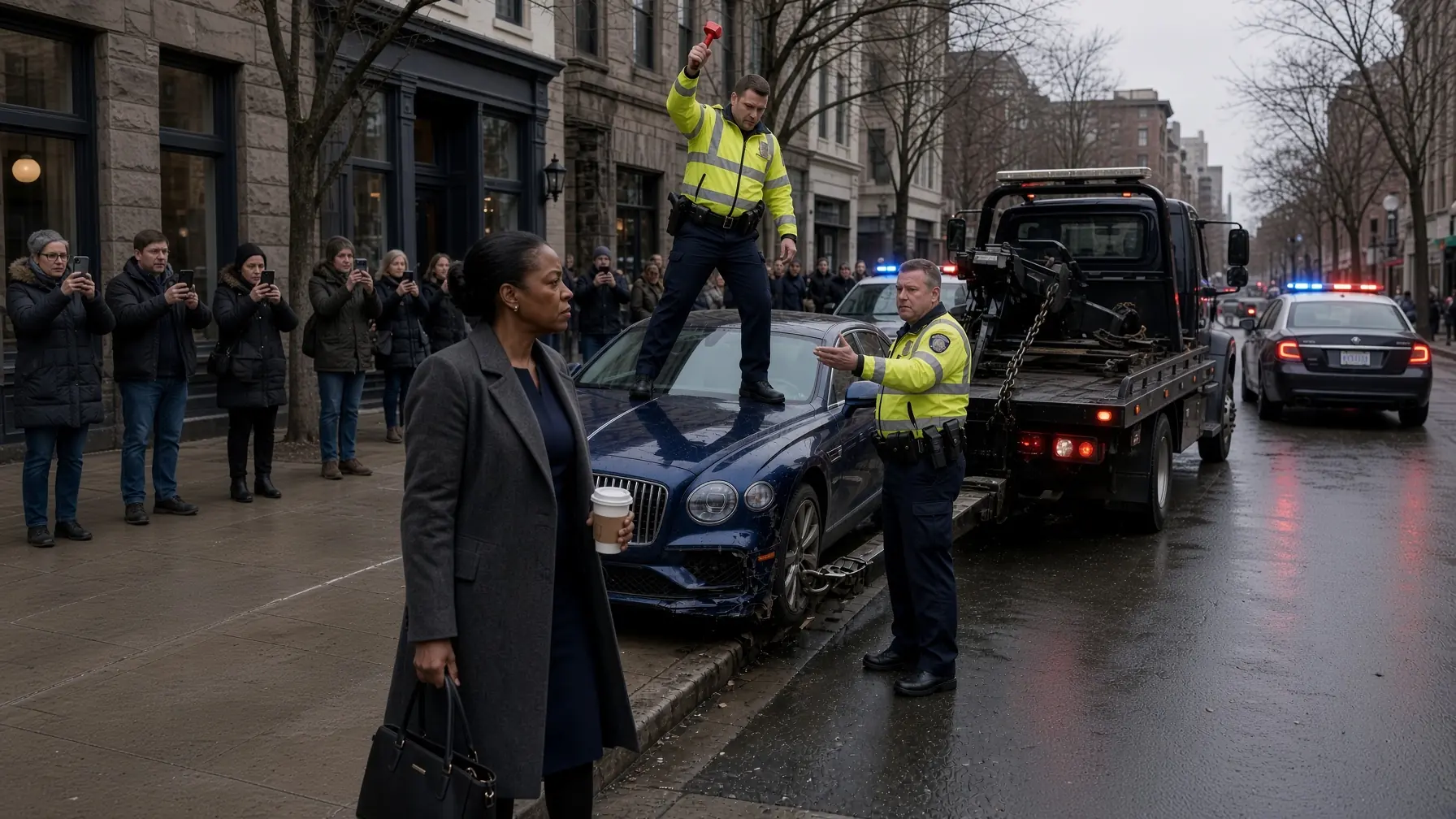 They Smashed a Black Woman’s Bentley Because They Didn’t Believe It Was Hers — Then a Federal Convoy Shut Down the Street