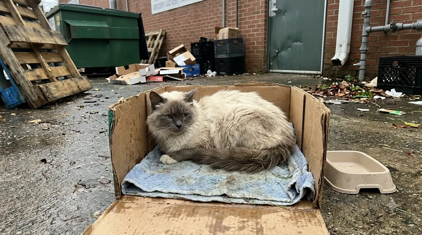 # Daisy’s Recovery After Being Left in a Box Behind a Grocery Store