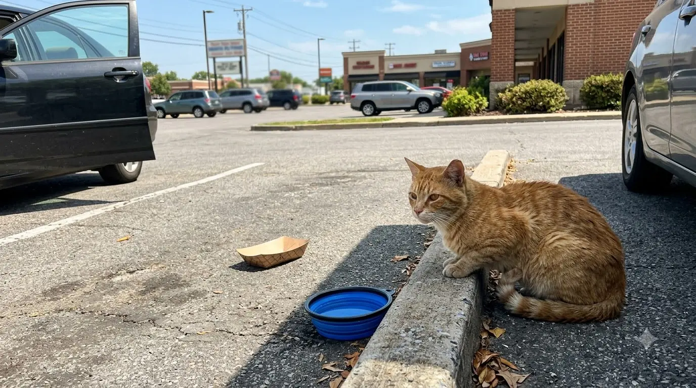 Teddy’s Recovery After Being Found Alone in a Parking Lot During the Summer Heat