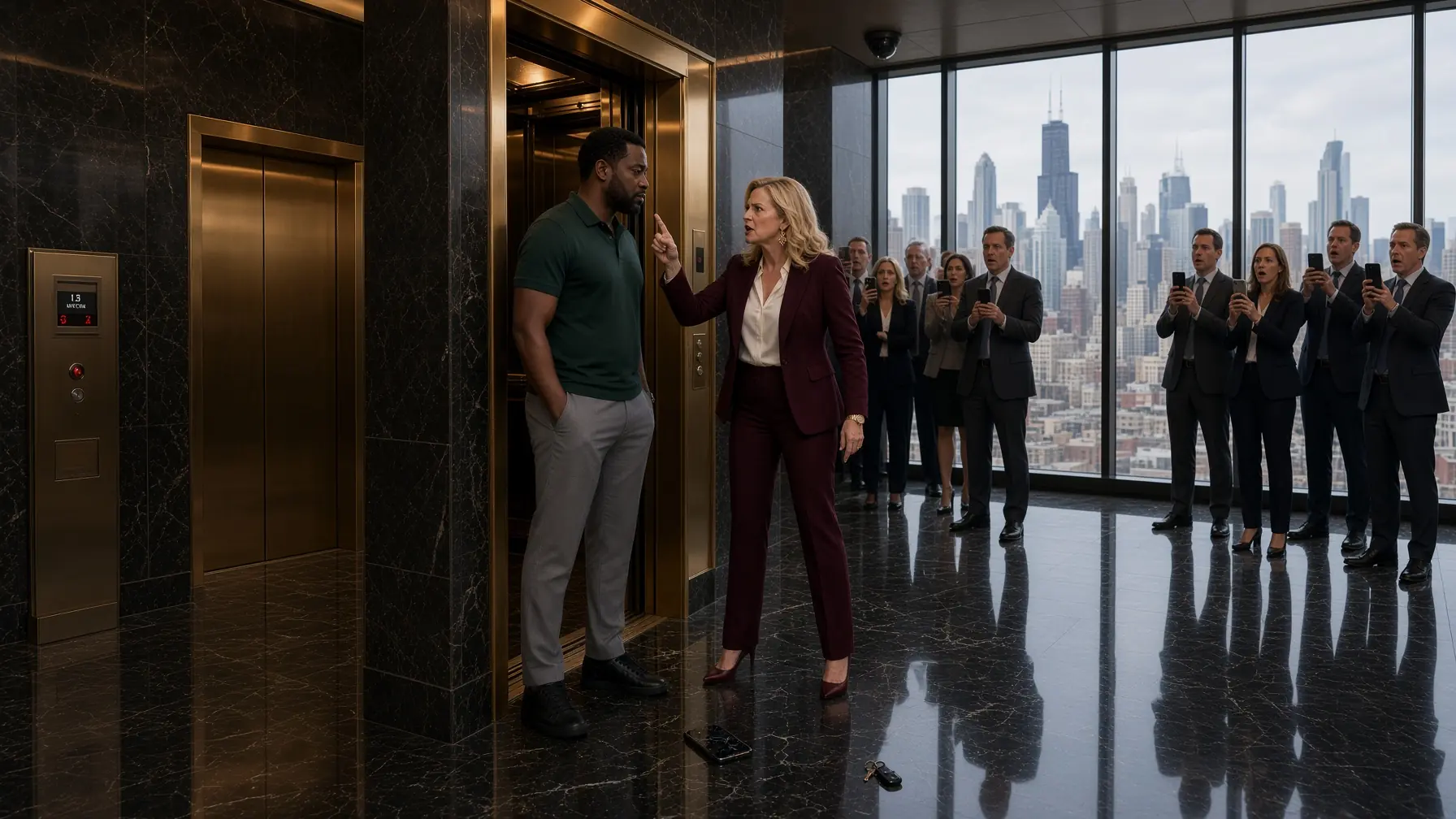 She Shoved a Black Man Inside a $600 Million Tower and Called Him Nobody — Then He Looked at the Camera and Asked Who Put Her Up to It