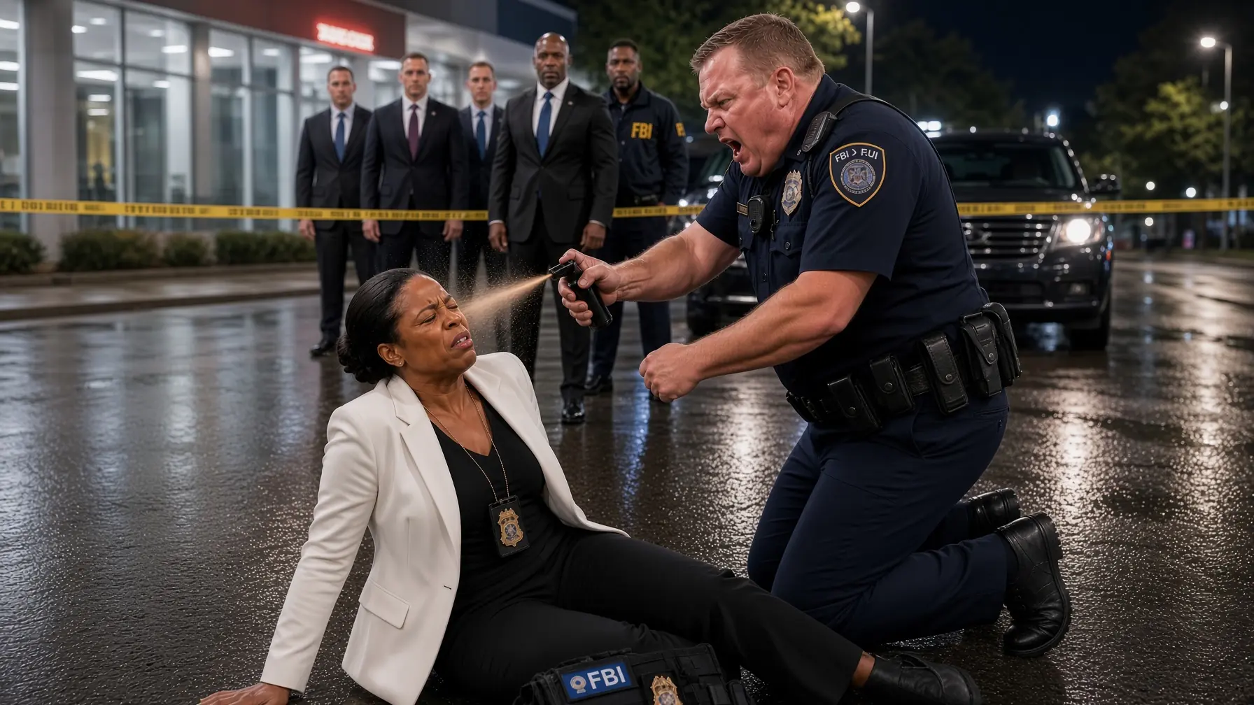 Cop Pepper Sprays Undercover Black FBI Agent — But Her Badge Was The Least Of His Problems