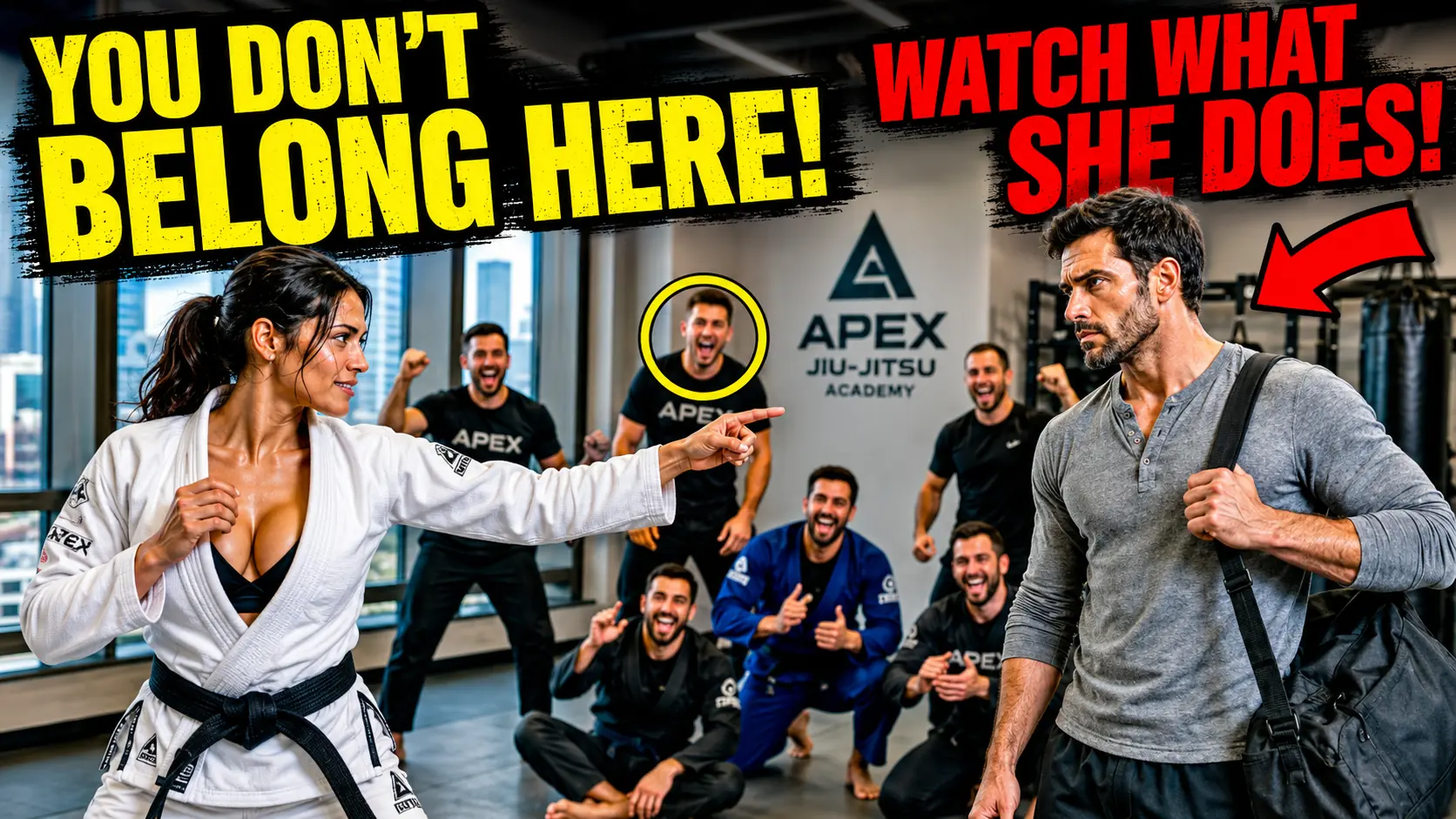 Female Black Belt CEO Challenged a Single Dad — Unaware of His Elite Training Past