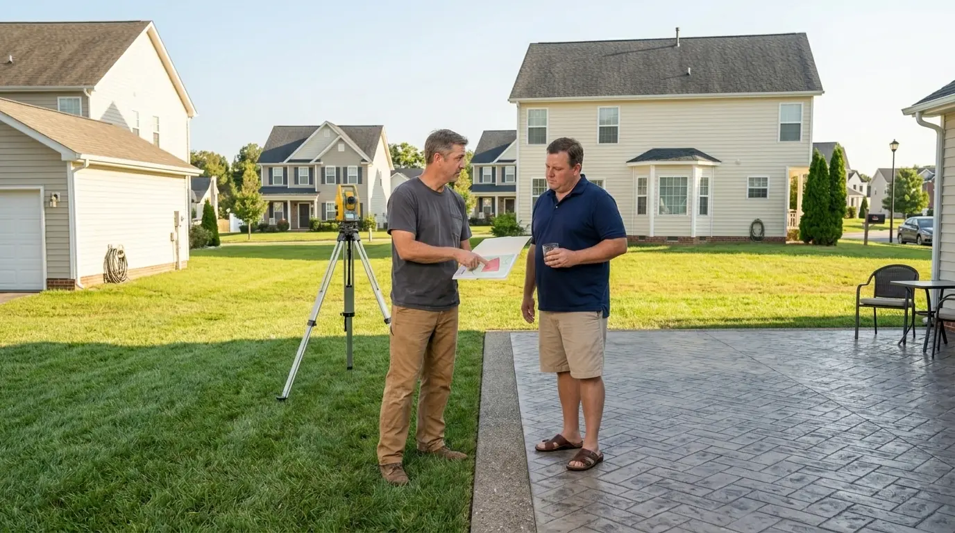 Neighbor Poured Concrete Patio That Extends 6 Feet Onto MY Property — Breaking It Up Costs Him $100K