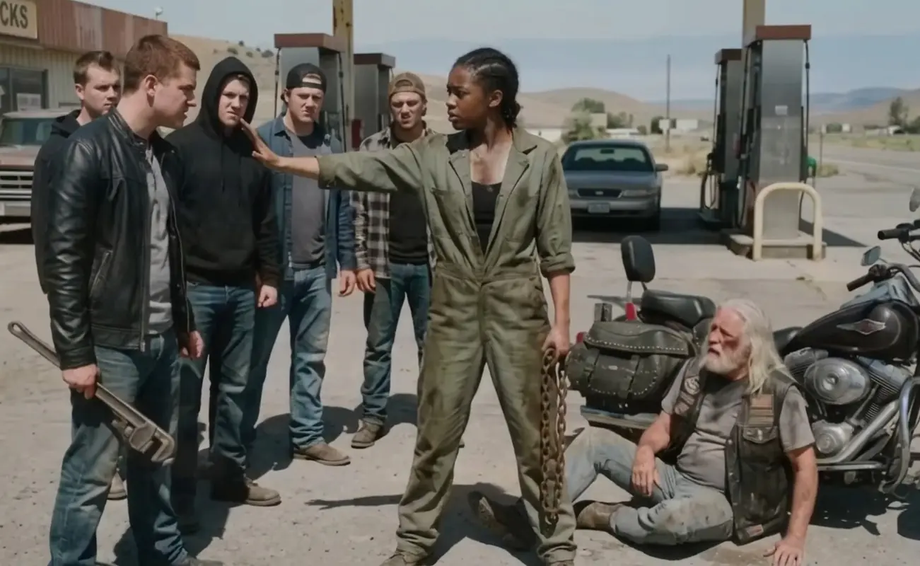 Girl Mechanic Saved a Biker From 6 Bullies in 8 Seconds — The Hells Angels Came Back For Her