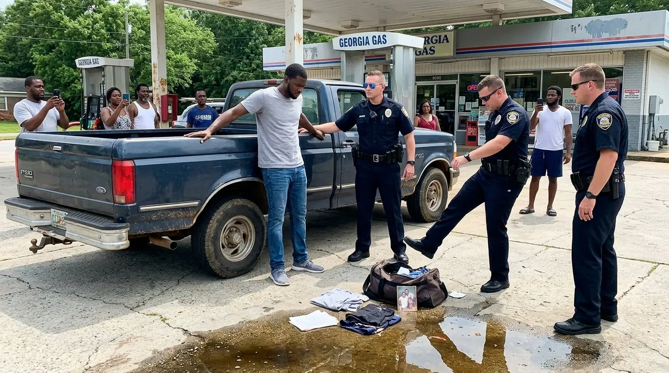 The Cops Slammed the Two Brothers Against Their Truck — Then Humiliated Them in Front of the Entire Gas Station