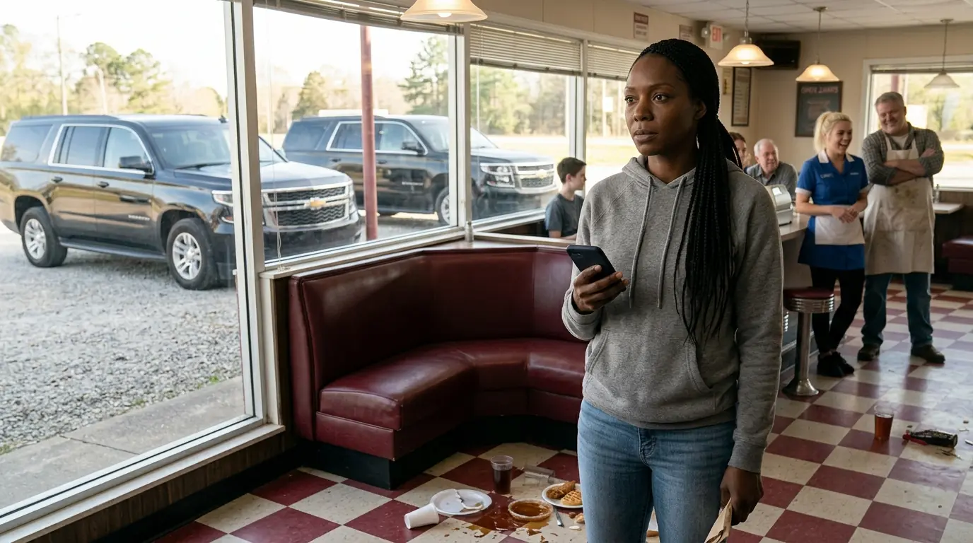 Rude Waitress Trashed a Black Woman's Food Laughing — Her 6 Bodyguards Walked In Seconds Later