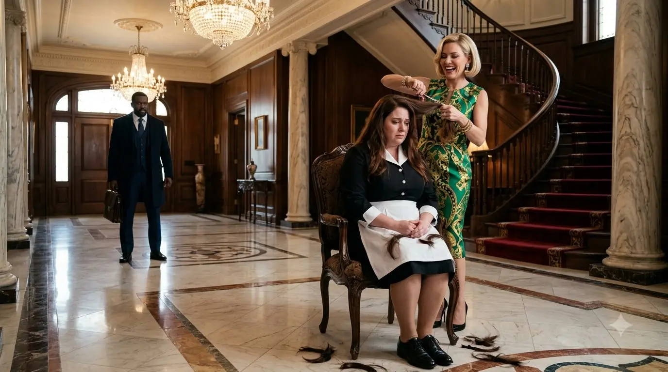 She Cut the Maid’s Hair to Humiliate Her — Then Her Husband Walked In
