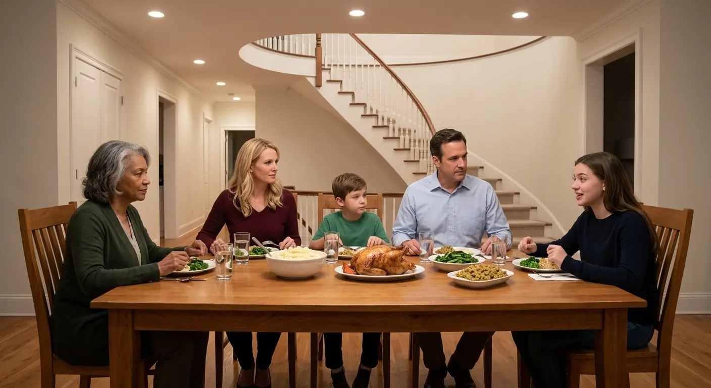Our Son Said There Was a Woman Under Dad’s Bed — My Husband Dropped His Fork