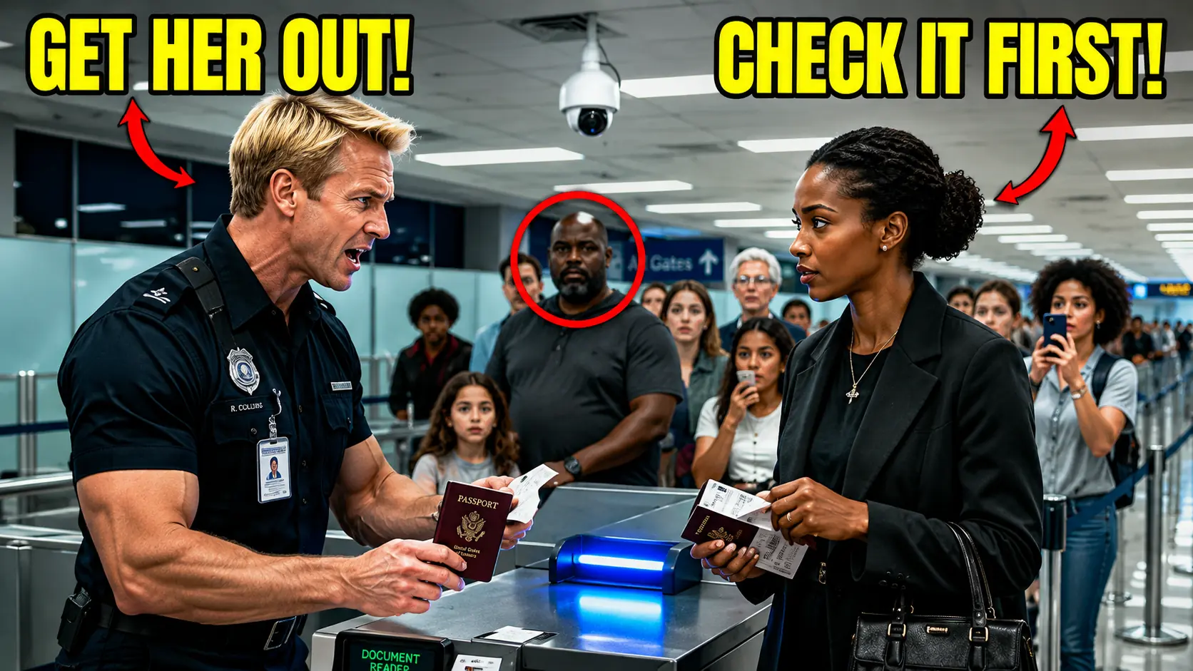 Smiling Agent Rips a Black Woman’s Passport at the Counter — What She Pulls Out Makes Everyone Step Back