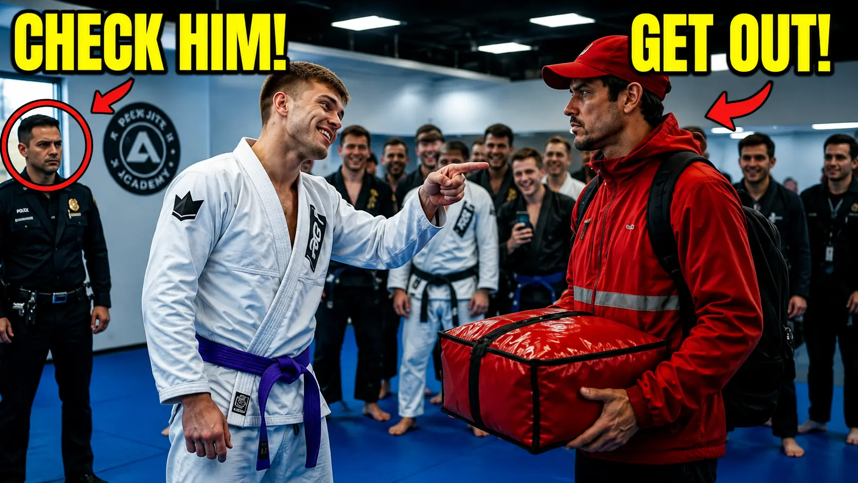 A Rich BJJ Prodigy Challenged a Quiet Delivery Guy — Never Knowing He Was an Elite Fighter