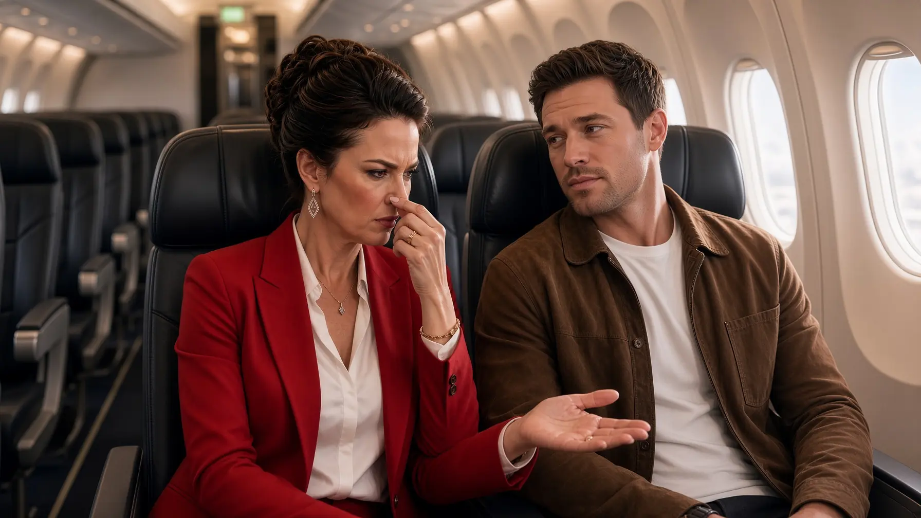 CEO Mocked Single Dad Sitting Beside Her in Business Class—Then the Pilot Welcomed Him by Name