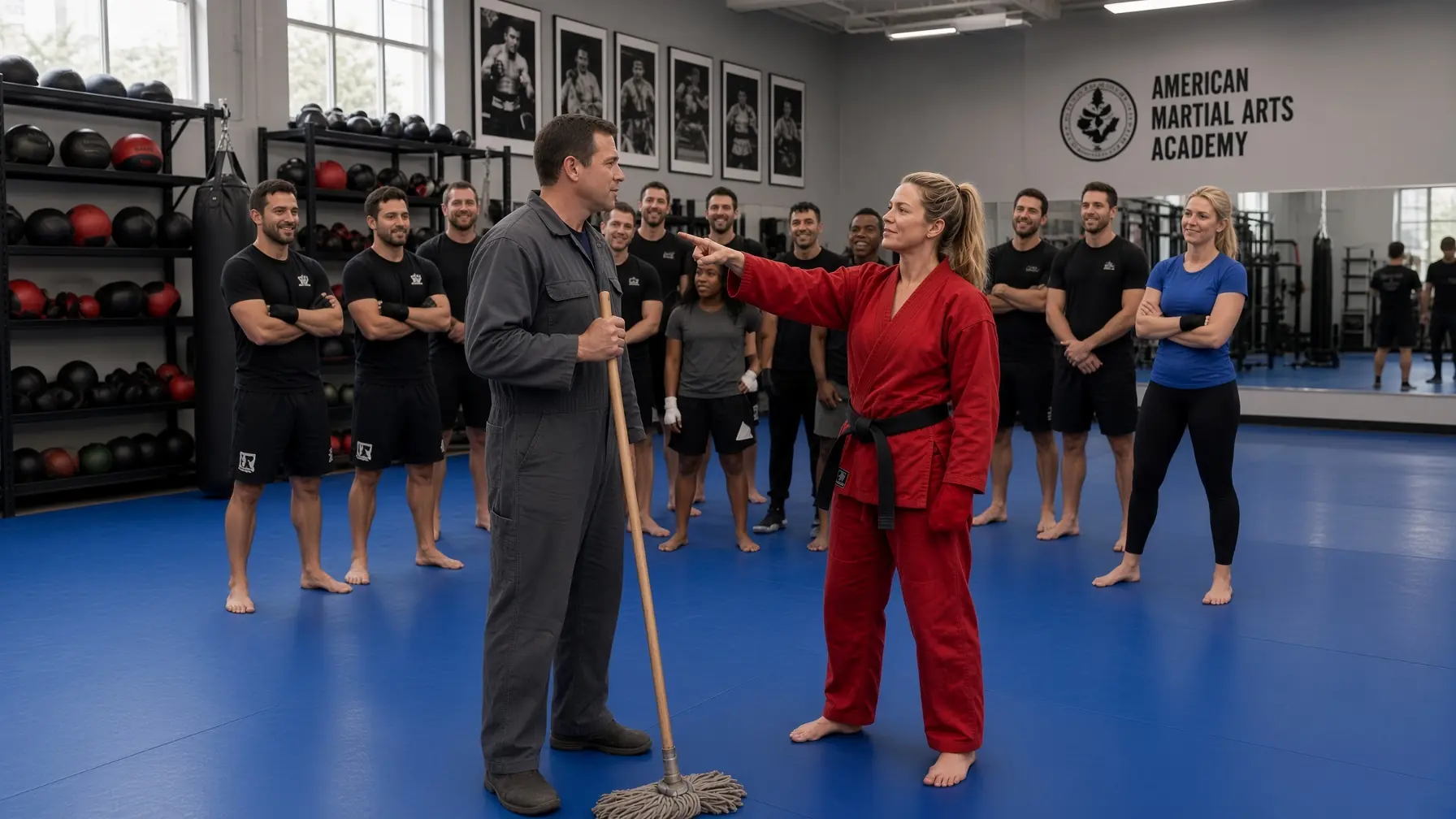 “One Punch, Prove It!” Female Black Belt Mocked a Single Dad—Ending Shocked Everyone