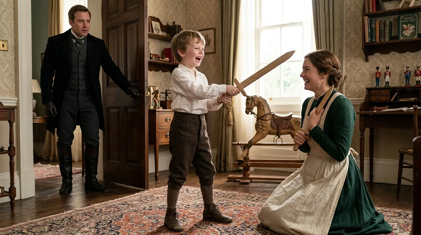The Duke’s Son Hadn’t Laughed in Years — Until His New Governess Arrived
