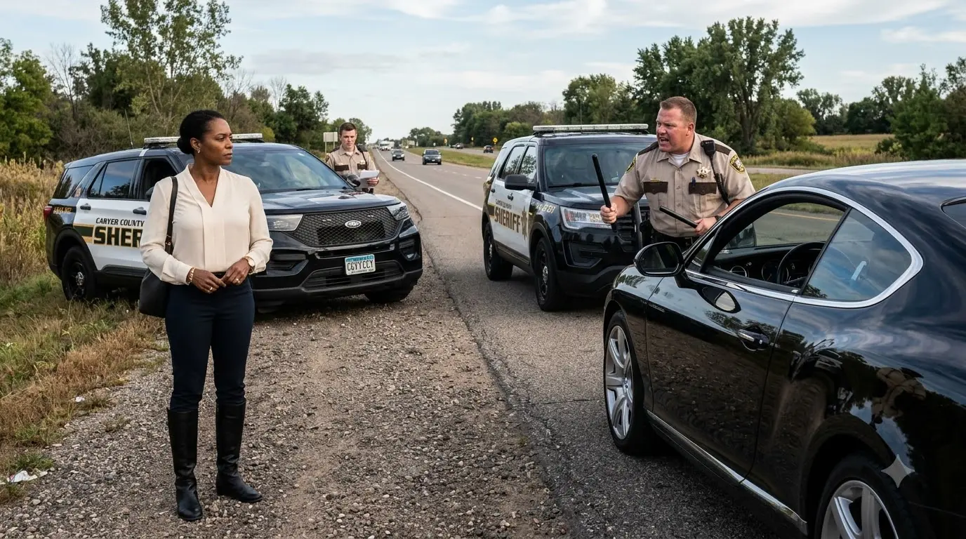 The Deputy Smashed Every Window of Her Bentley — Then Found Something in the Trunk He Was Never Supposed to See