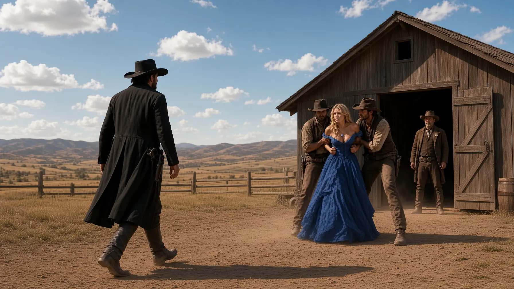 "Touch Her Again" — The Stranger on the Roan Mare Didn’t Think Twice | Wild West Story