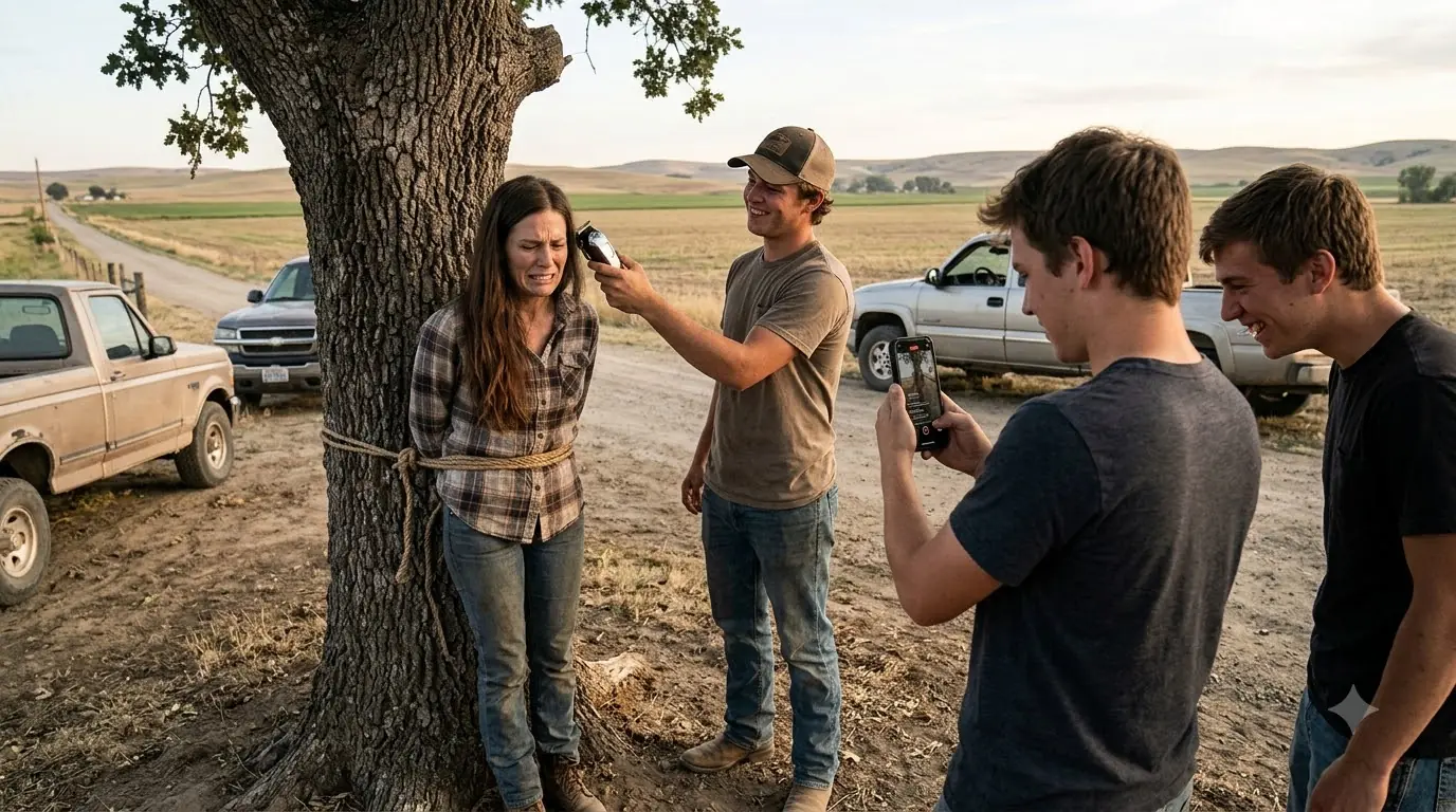 They Tied Her to a Tree and Shaved Her Hair for a Livestream — Then One Message Changed Everything