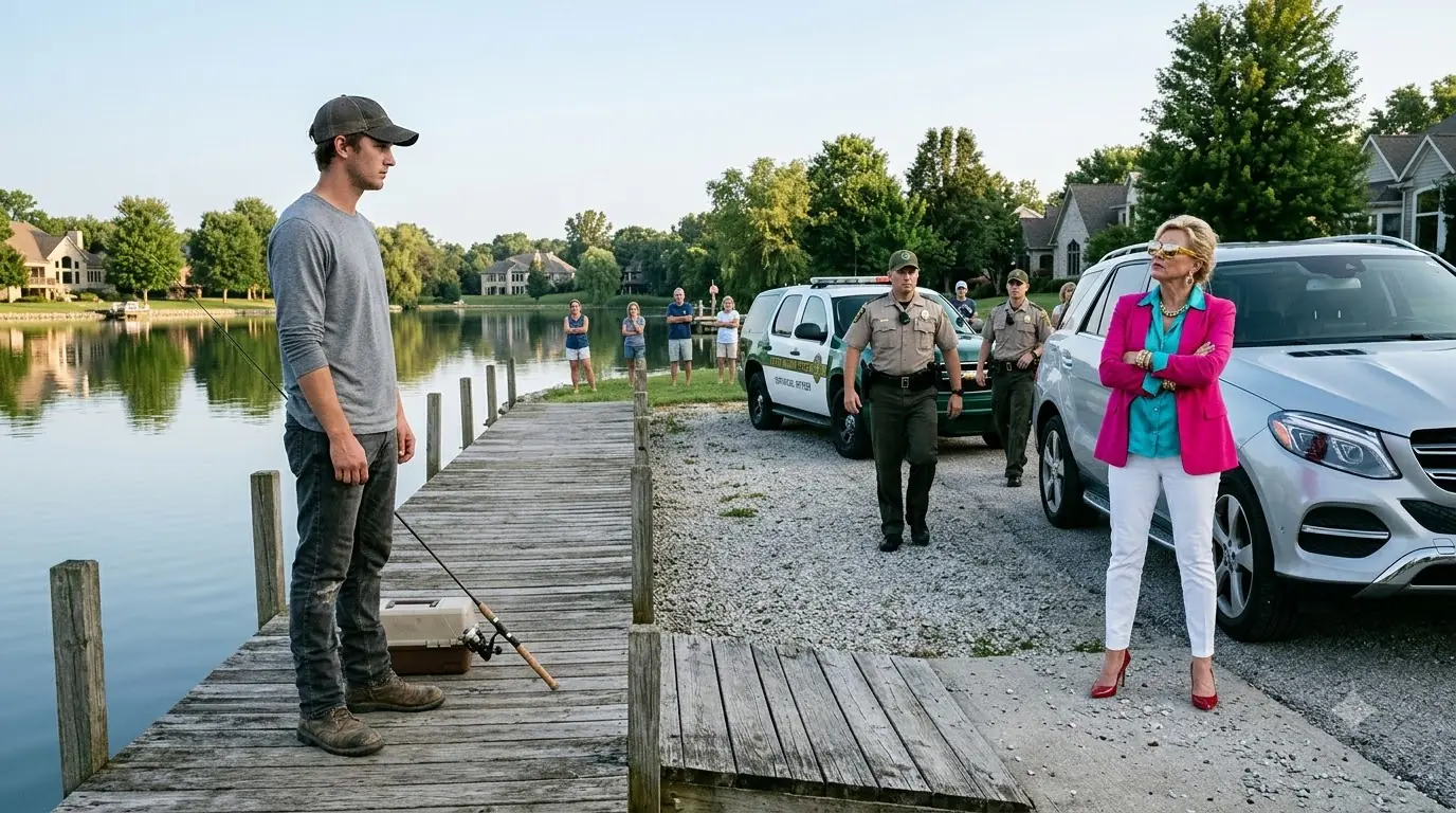 The HOA President Called Wildlife Officers to Arrest Him on His Own Dock — Then One Officer Recognized His Name